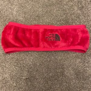 North face hot pink headband for the winter